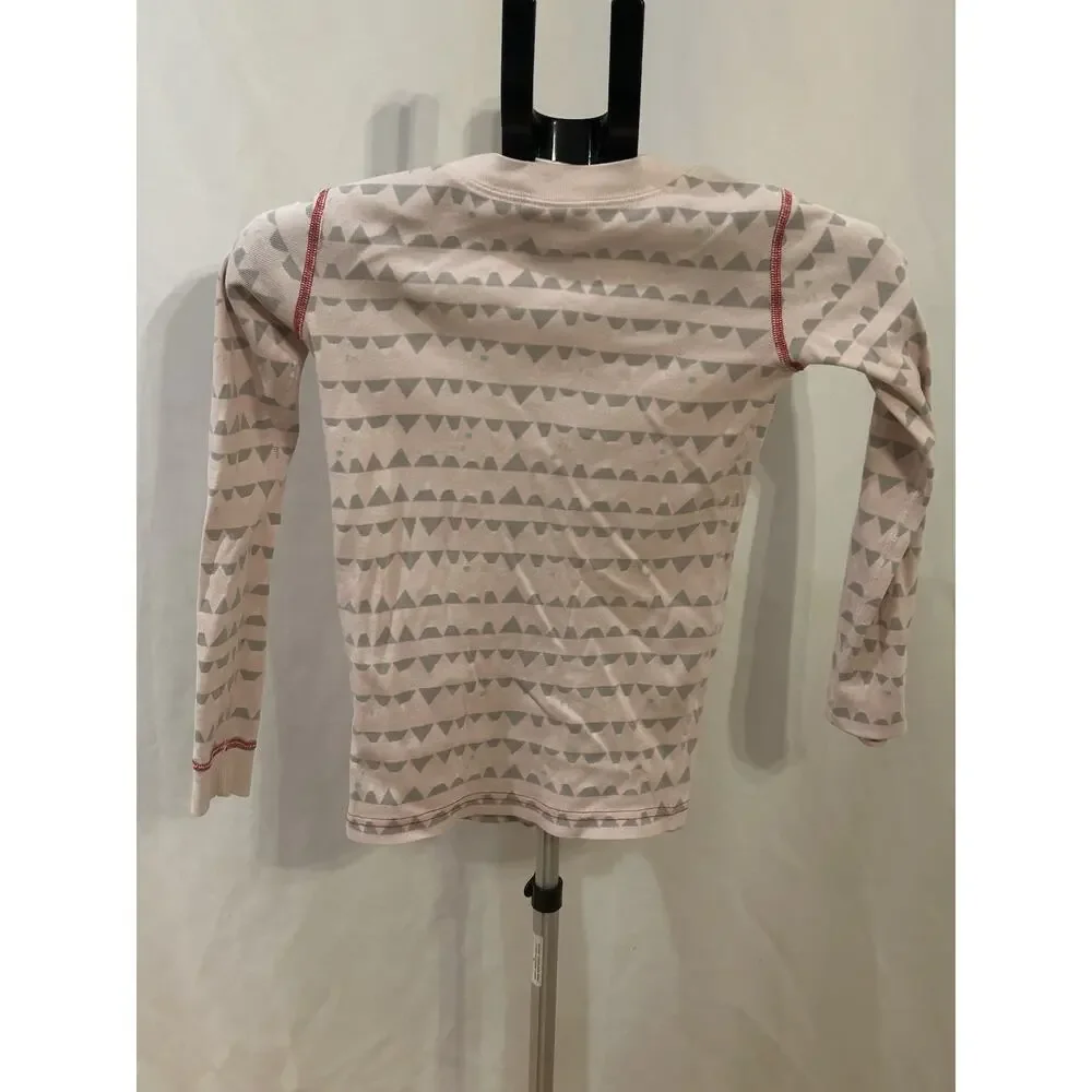 Hanna Andersson Pink Pajama Set Girls size 10